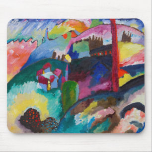 Mousepad Paisagem com Chaminé de Fábrica, Wassily Kandinsky