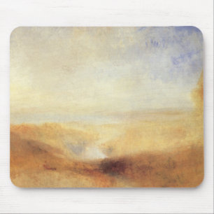 Mousepad Paisagem com Distant River Bay por Joseph Turner