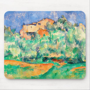 Mousepad Paisagem com uma Casa, Cezanne