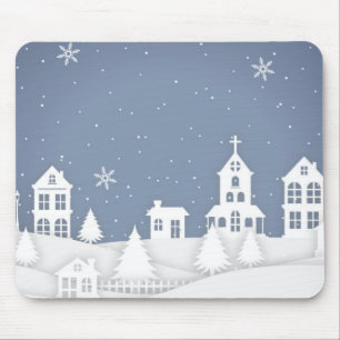 Mousepad Paisagem da Igreja de Natal
