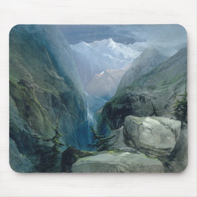 Mousepad Paisagem da montanha (Frente)