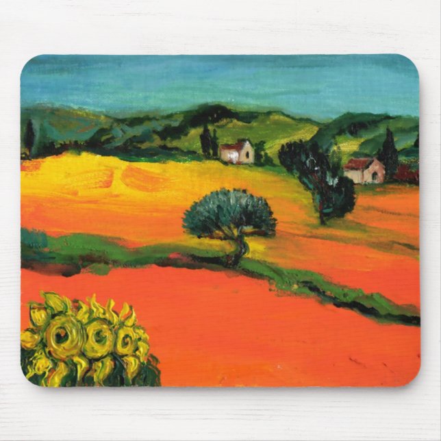 MOUSEPAD PAISAGEM DA TÚSCULA COM FANTASIA (Frente)