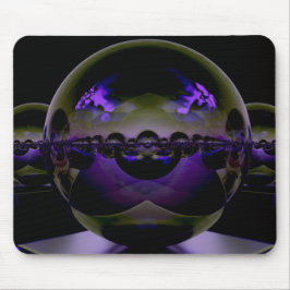 Mousepad Paisagem de Alienígena Surreal - Luz Roxa Estranha