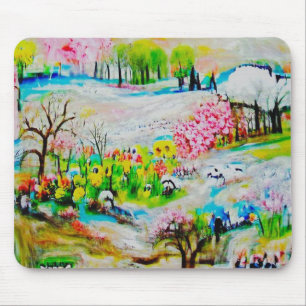 Mousepad Paisagem de Aquarela 2