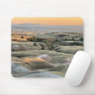 Mousepad Paisagem de Badlands Sunset Dakota