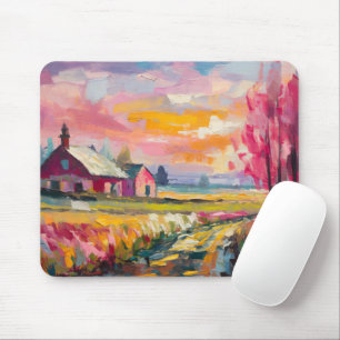 Mousepad Paisagem de Fazenda de outono