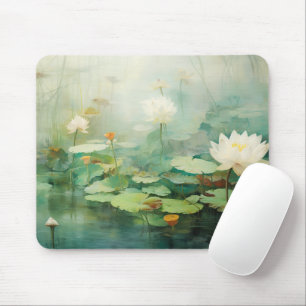 Mousepad Paisagem de Folhagem da Natureza Tropical