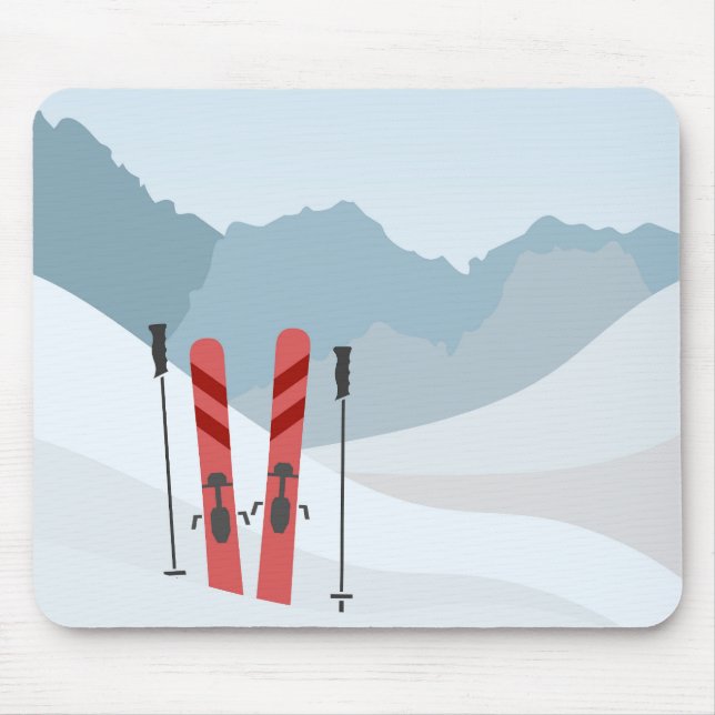 Mousepad Paisagem de inverno (Frente)