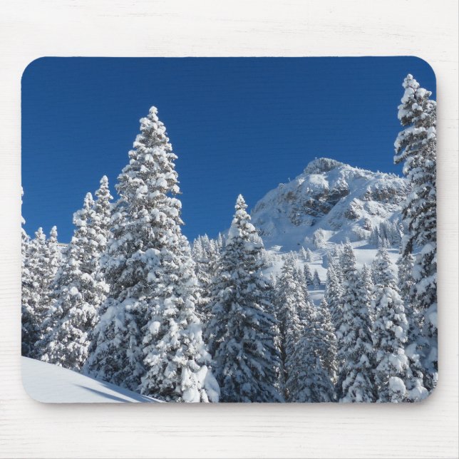 Mousepad Paisagem de inverno (Frente)