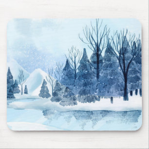 Mousepad Paisagem de inverno