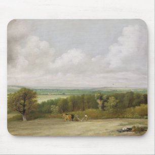 Mousepad Paisagem de John Constable : Cena Ploughing em
