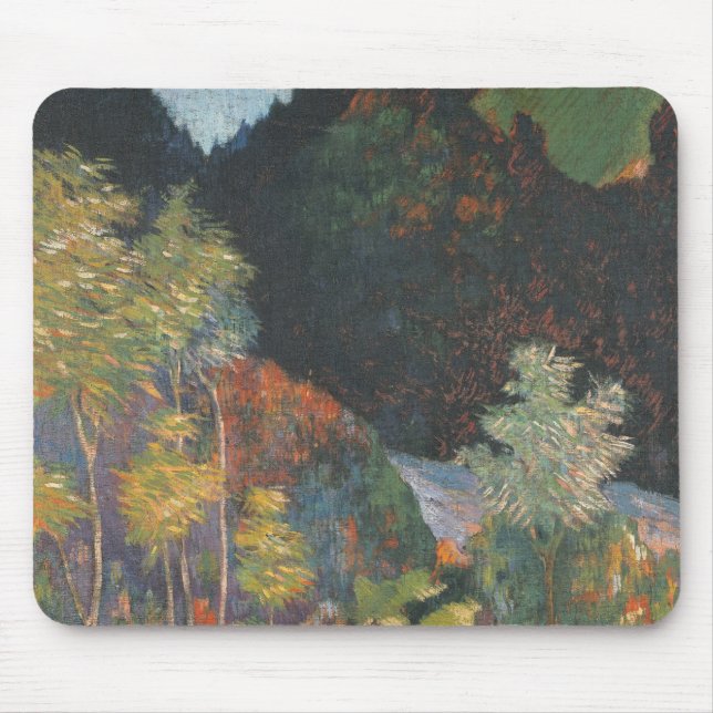 Mousepad Paisagem de Paul Gauguin | (Frente)