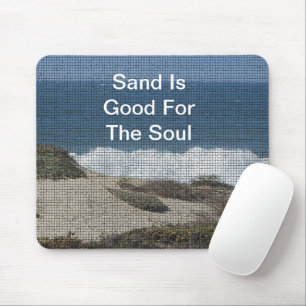 Mousepad Paisagem de Praia Foto Linda Natureza à beira-mar