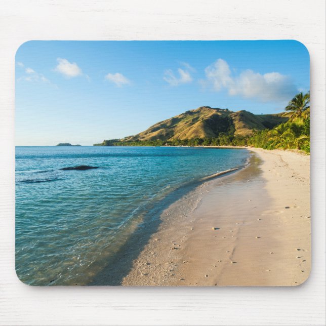 Mousepad Paisagem de Praia Tropical, Fiji (Frente)