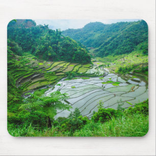 Mousepad Paisagem de terraço de arroz, Filipinas