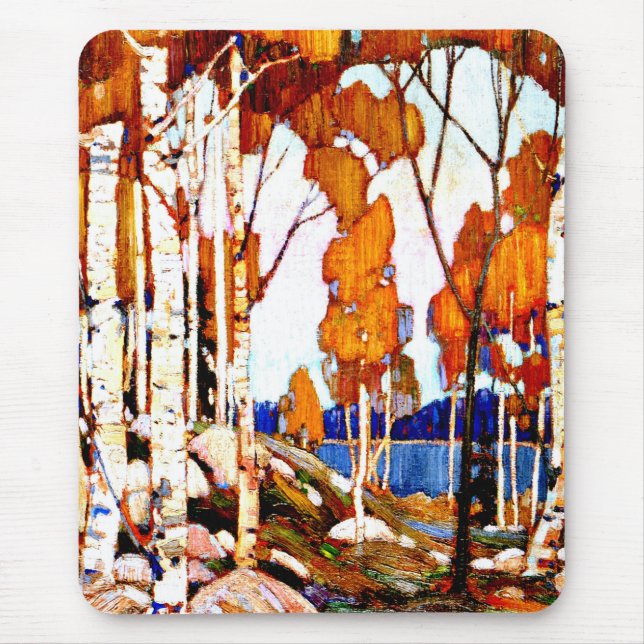 Mousepad Paisagem Decorativa por Tom Thomson (Frente)