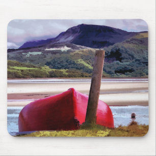 MOUSEPAD PAISAGEM DO BARCO E DA MONTANHA