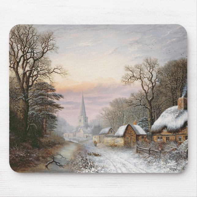 Mousepad Paisagem do inverno, 1869 (Frente)