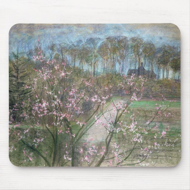 Mousepad Paisagem do primavera (Frente)