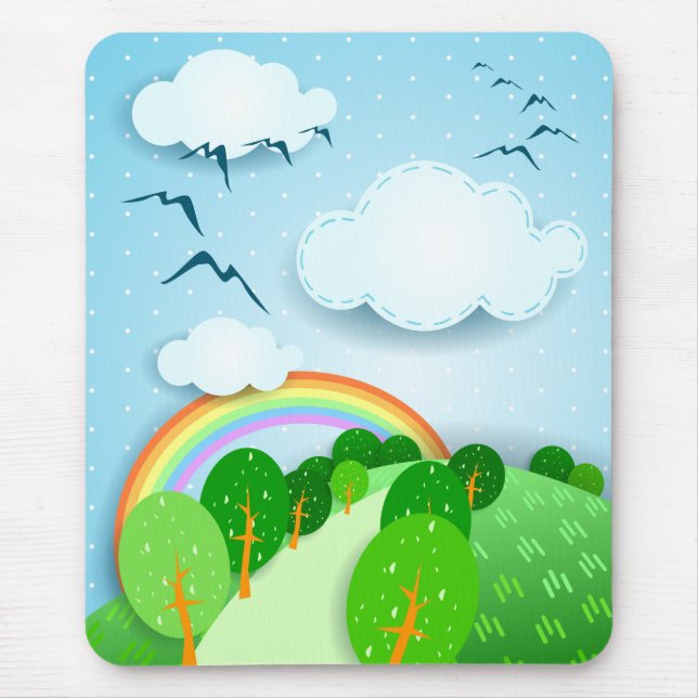 Mousepad Paisagem fantasiosa, bocal (Frente)