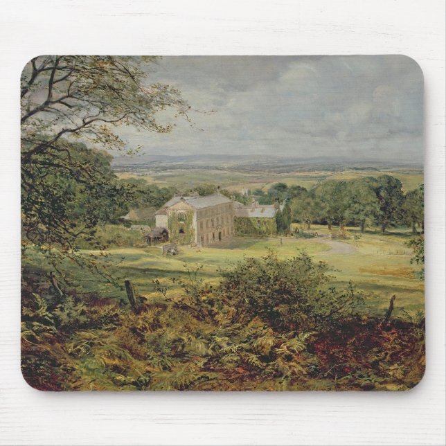 Mousepad Paisagem inglesa com uma casa, século XIX (Frente)