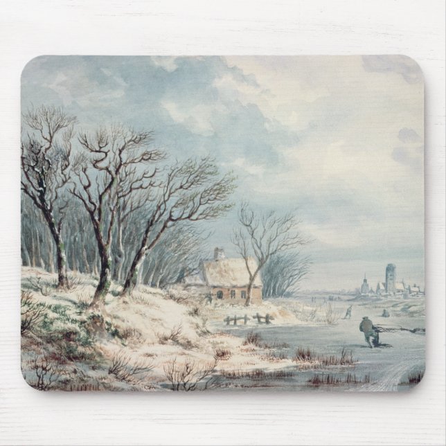Mousepad Paisagem: Inverno (Frente)