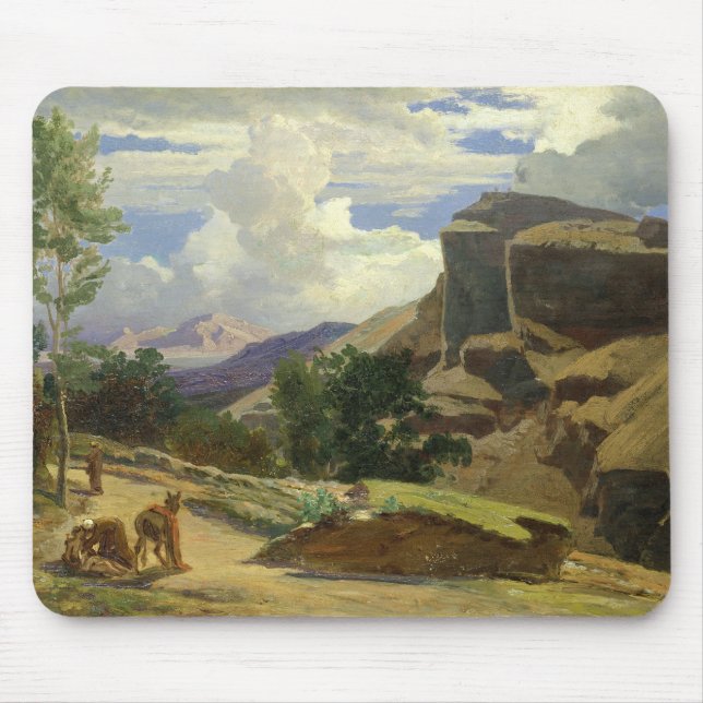 Mousepad Paisagem italiana (Frente)