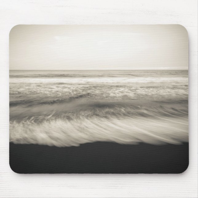 Mousepad Paisagem marinha B&W, Havaí (Frente)
