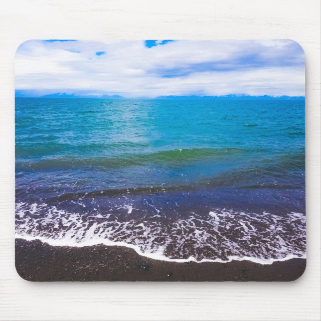 Mousepad Paisagem Marítima Mínima Horizonte Oceânico (Frente)