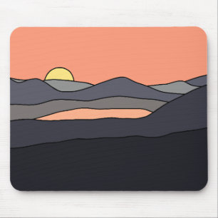 Mousepad Paisagem Minimalista Design 287