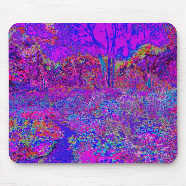 Mousepad Paisagem Puro Impressionista Psicodélica (Frente)