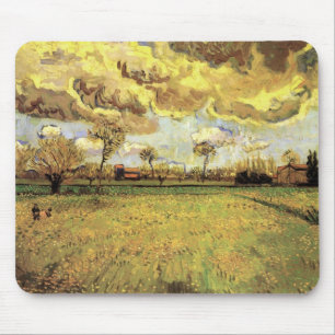 Mousepad Paisagem sob um Céu Tempestuoso por Vincent van Go