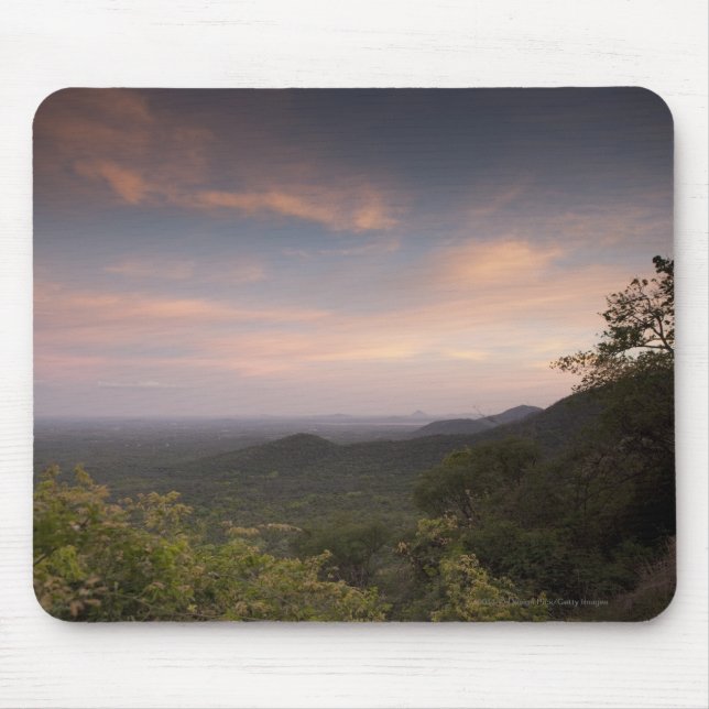 Mousepad Paisagem sob um por do sol (Frente)