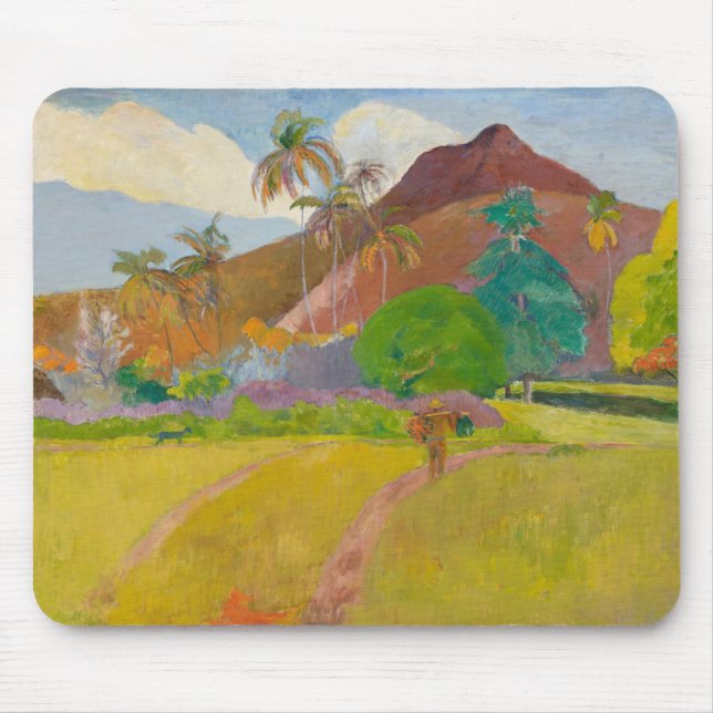Mousepad Paisagem taitiana (por Paul Gaugin) (Frente)