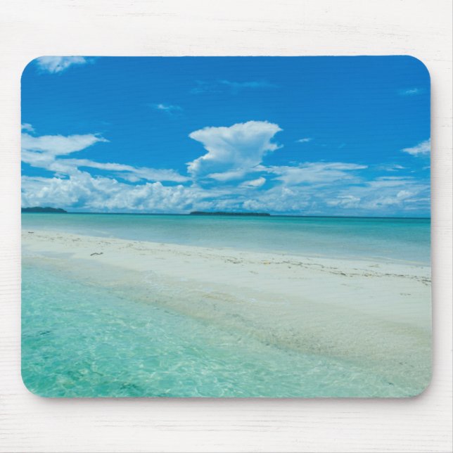 Mousepad Paisagem tropical azul do mar, Palau (Frente)