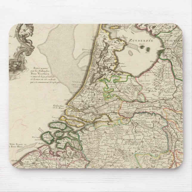 Mousepad Países Baixos e Bélgica 2 (Frente)