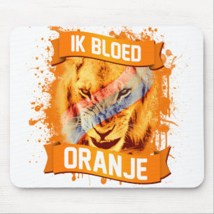 Mousepad Países Baixos "eu sangro a laranja" no Dutch