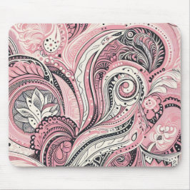 Mousepad Paisley Rosa, O Home Studio