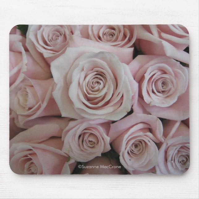 Mousepad Paixão por Rosas Rosa - Bocal (Frente)