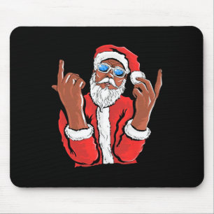 Mousepad Pajama Natal do Homem Negro do Papai Noel