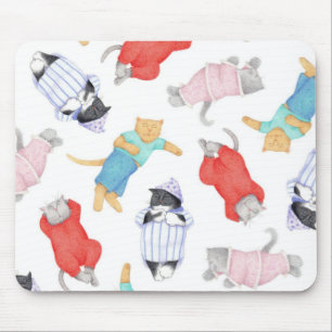 Mousepad PAJAMAS CATS