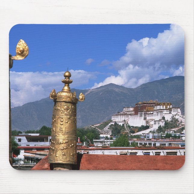 Mousepad Palácio de Potala em Lhasa, Tibete visto de (Frente)