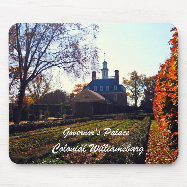 Mousepad Palácio do governador, Colonial Williamsburg (Frente)