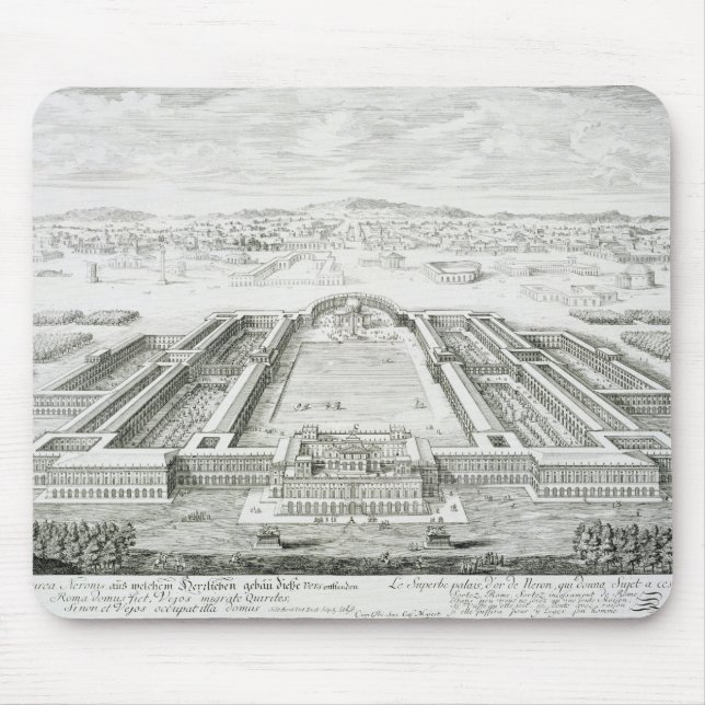 Mousepad Palácio dourado do imperador Nero (ANÚNCIO 54-68), (Frente)