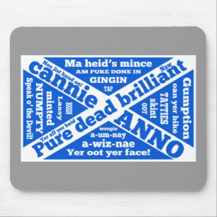Mousepad Palangres e frases escocesas