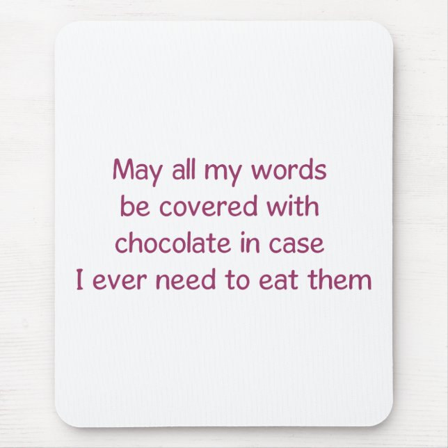 Mousepad palavras (Frente)