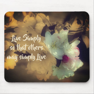 Mousepad Palavras inspiradoras e brilhantes