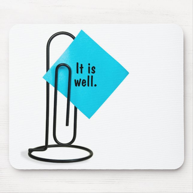 Mousepad Palavras Inspiradoras no Suporte do Mouse de Nota  (Frente)