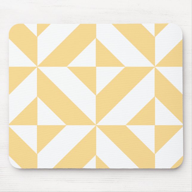 Mousepad Pale Melon Geométrico Deco Cube (Frente)