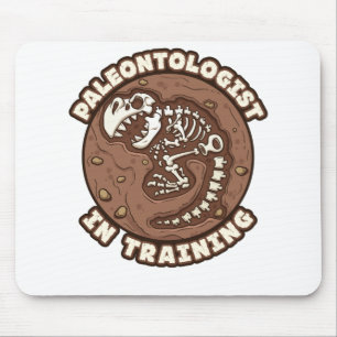 Mousepad Paleontólogo em Formação de Estudante de Paleontol